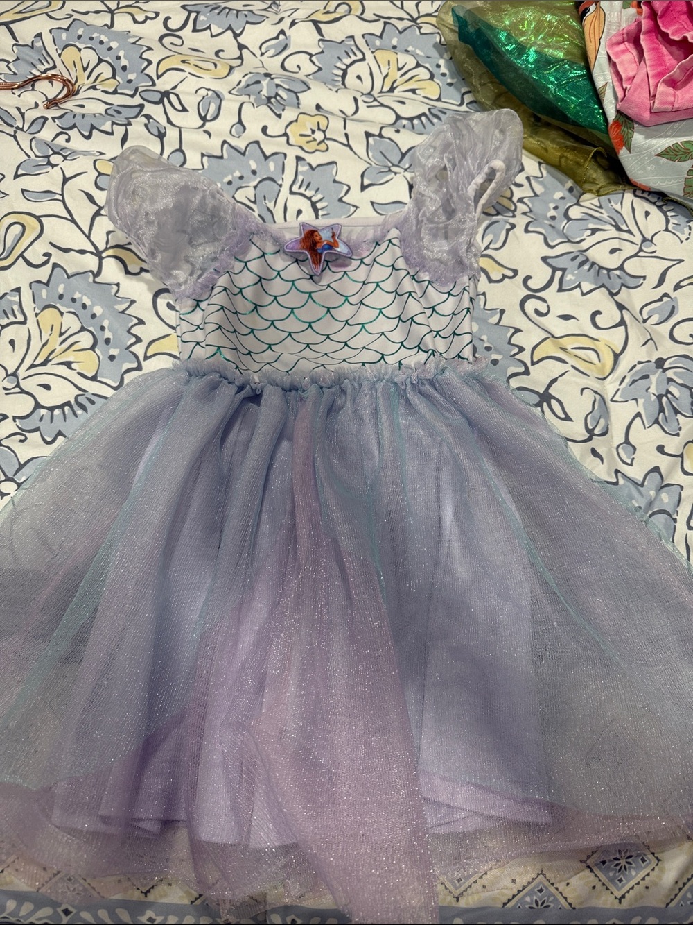 Disney Lavender/Purple Sparkle Mermaid Costume Dress
